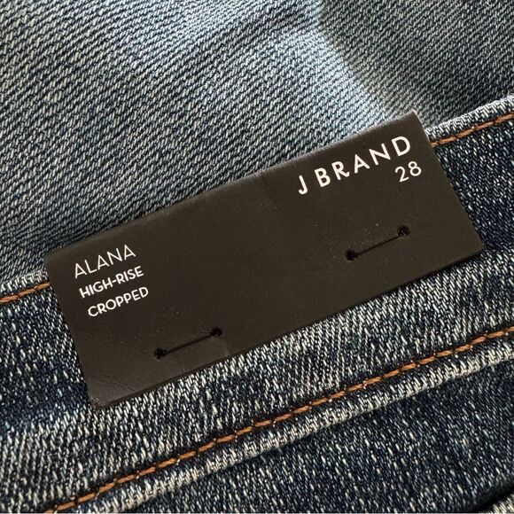 NWT J Brand Alana Jasper Patched Crop Skinny Jeans Size 28 - Picture 10 of 11